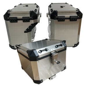 160L aluminum luggage set