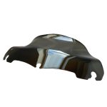 9" Smoked Black Wave Windshield Windscreen For Harley Davidson Touring 2014-up