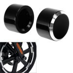 Front Axle Nut Covers Bolt Kit For Harley Davidson Dyna