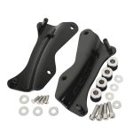 Black 4-Point Docking Hardware Kit For Harley Touring '2014+
