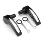 Black Saddlebag Lid Lifters for Harley Davidson 2014-up