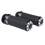 Black Electric 1" Handlebar Bar Hand Grips