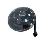 LED Headlight Black 7" Inch for Harley Davidson