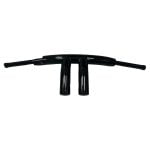 8" Rise 2" T-Bar Black Handlebar