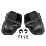 Black Glove Box Lower Vented Leg Fairings