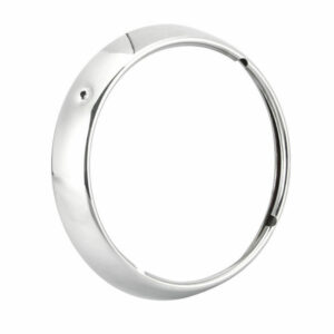 7" Chrome Headlight Lamp Trim Ring For Touring