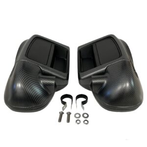 Black Glove Box Lower Vented Leg Fairings