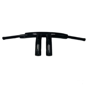 8" Rise 2" T-Bar Black Handlebar