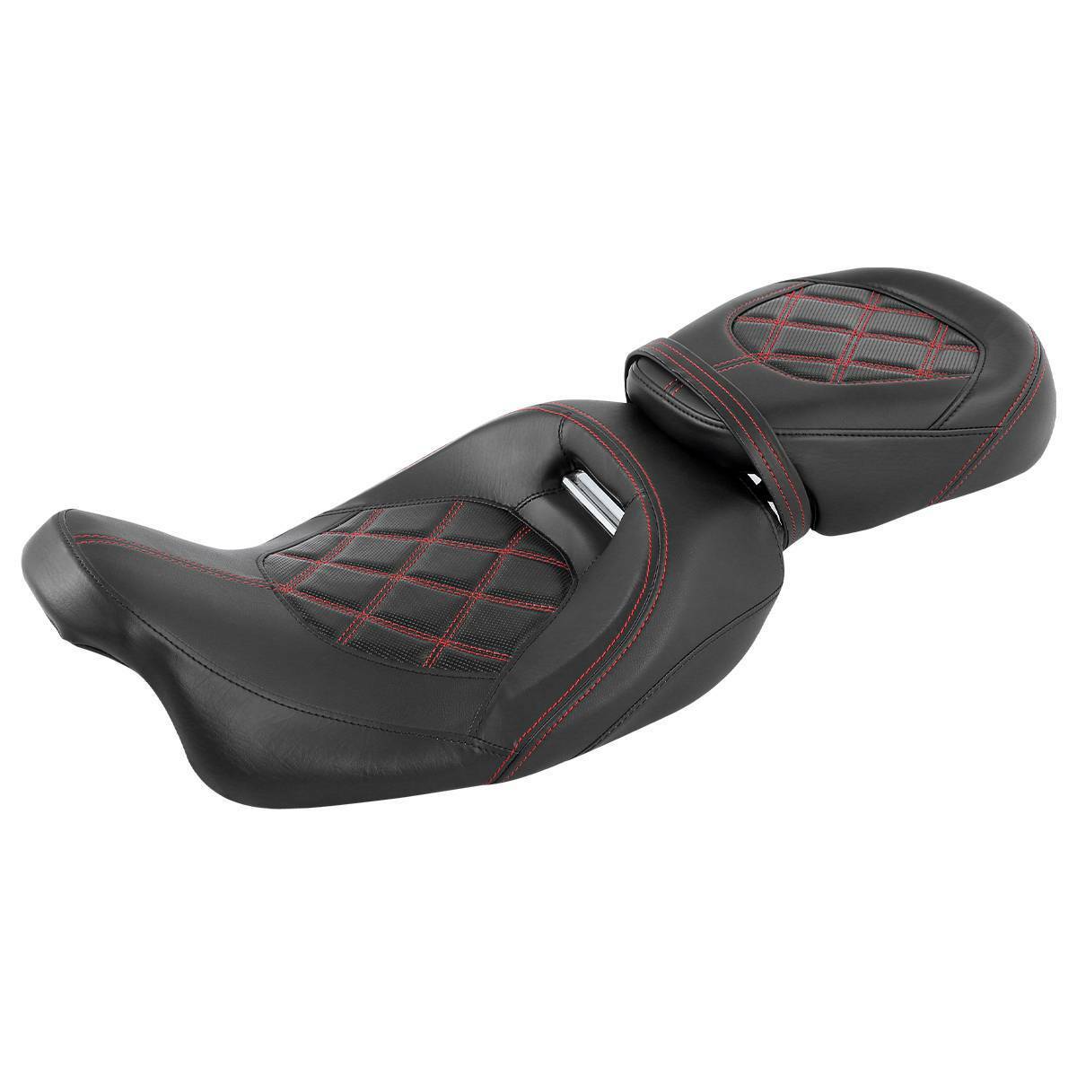 Seat black/red Touring 09-23 - Image 2