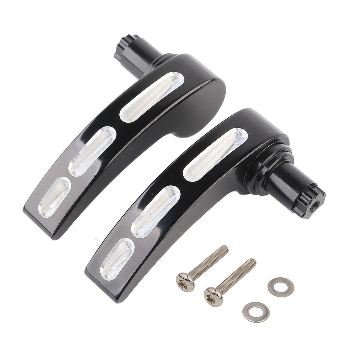 Saddlebags lid lifters CNC black Touring 14-23 - Image 2