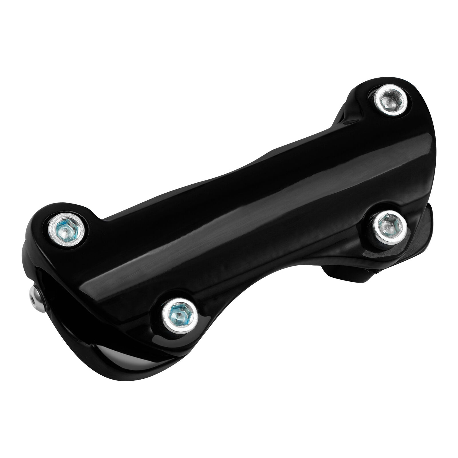 Handlebar riser top clamp black 1" Touring 88-23
