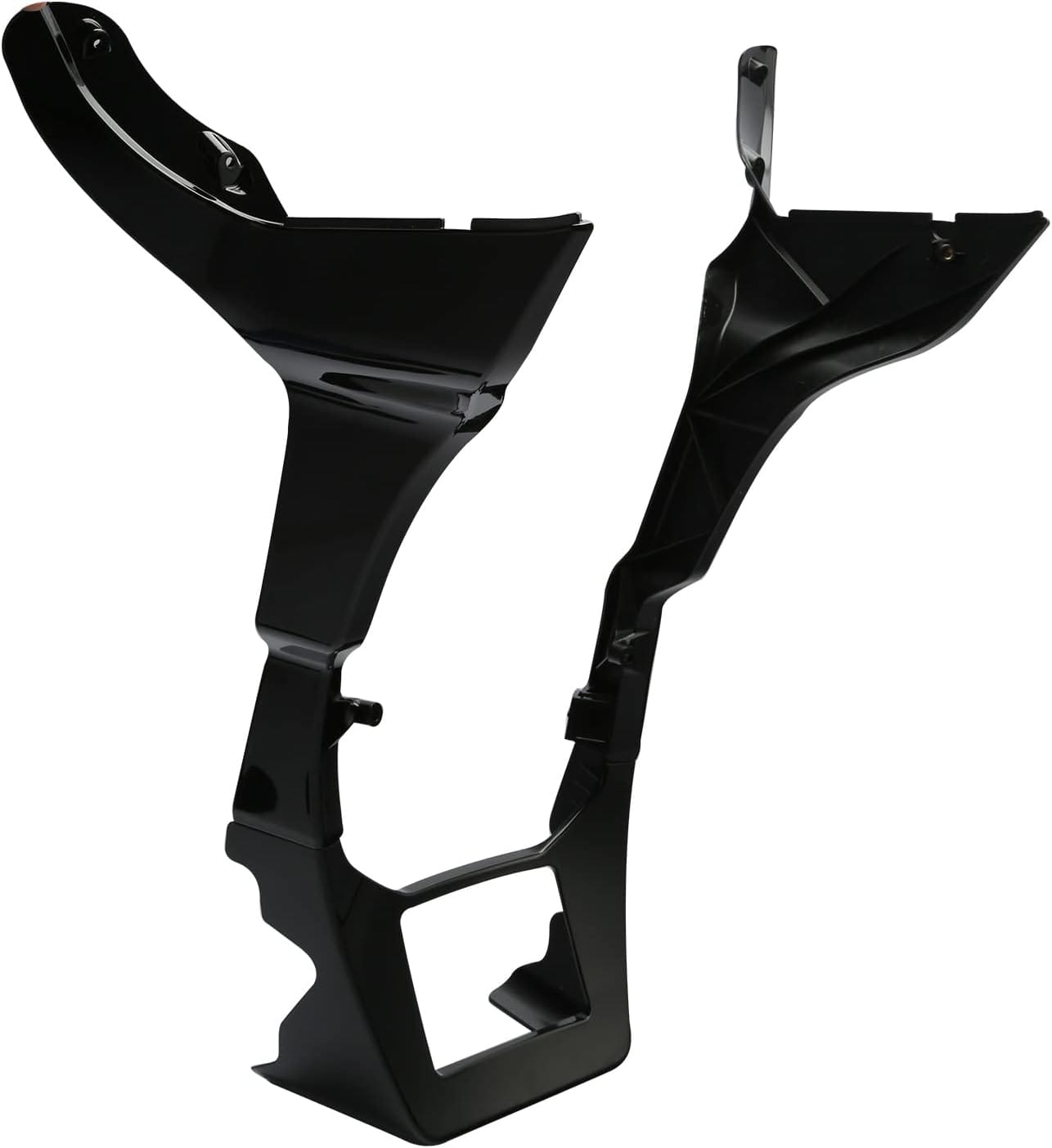 Front fairing spoiler covers glossy black Road Glide 17–23 - Image 2