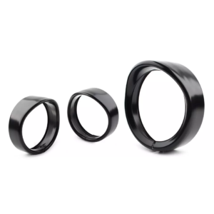 Black 7” Headlight & 4.5" Passing Visors for Touring