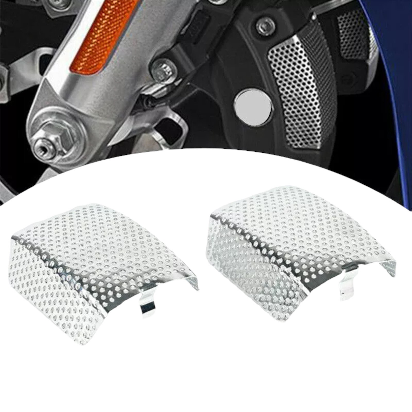 Brake caliper insert cover chrome - Image 2