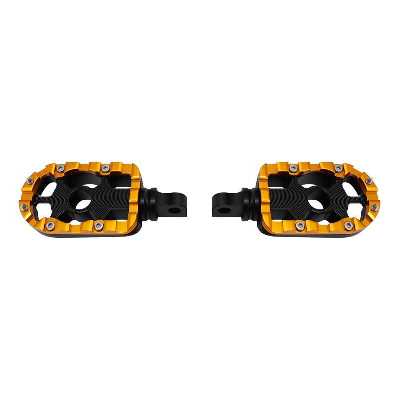 Rear footpegs black/gold Touring 09-23 - Image 10