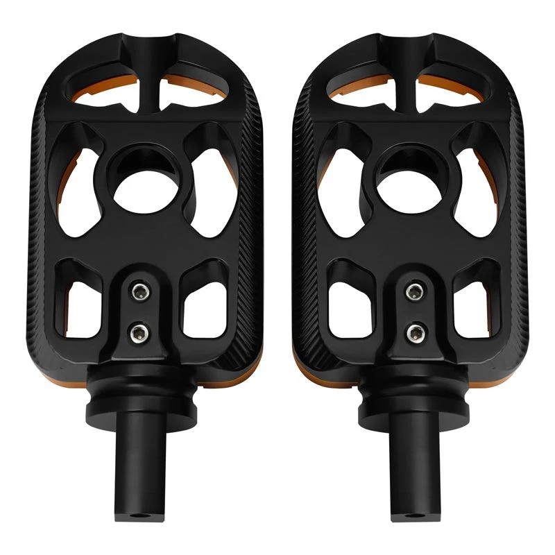 Rear footpegs black/gold Touring 09-23 - Image 6