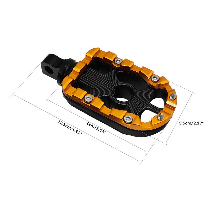Rear footpegs black/gold Touring 09-23 - Image 3