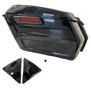 Performance Excavator Style Saddlebags with Side Cover Panels