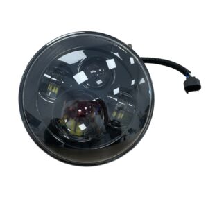 LED Headlight Black 7" Inch fo Harley Davidson