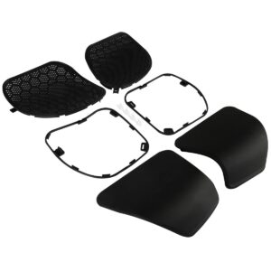 Glove box doors and speaker grilles