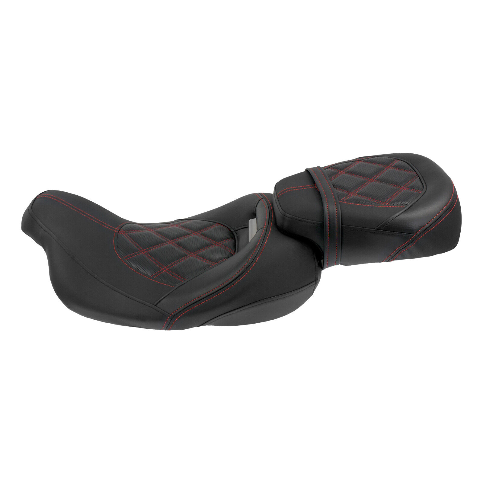 Seat black/red Touring 09-23 - Image 7