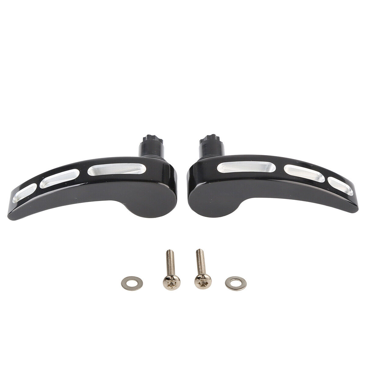 Saddlebags lid lifters CNC black Touring 14-23 - Image 4