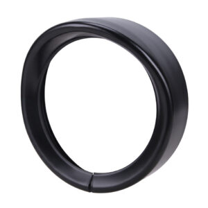 7" Black Headlight Headlamp Trim Ring For Touring