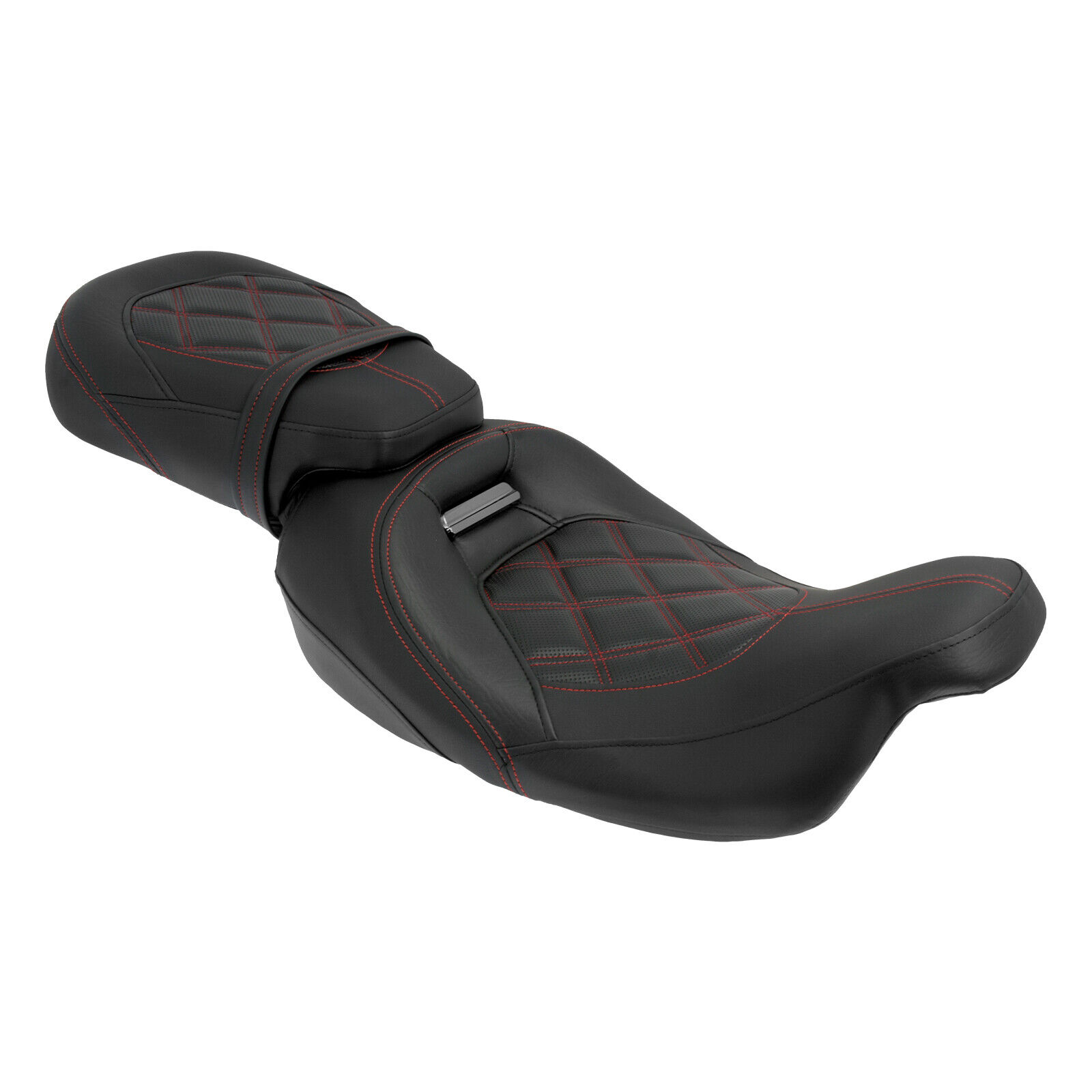 Seat black/red Touring 09-23