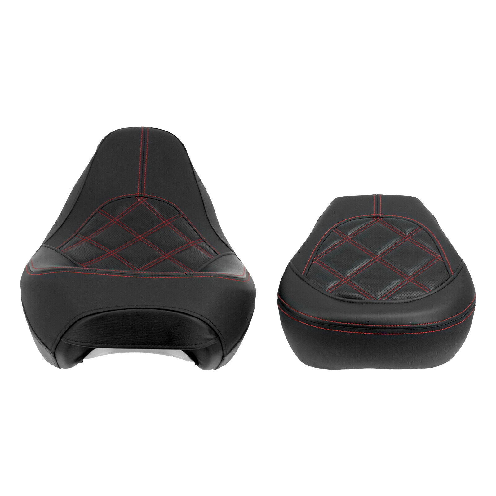 Seat black/red Touring 09-23 - Image 5