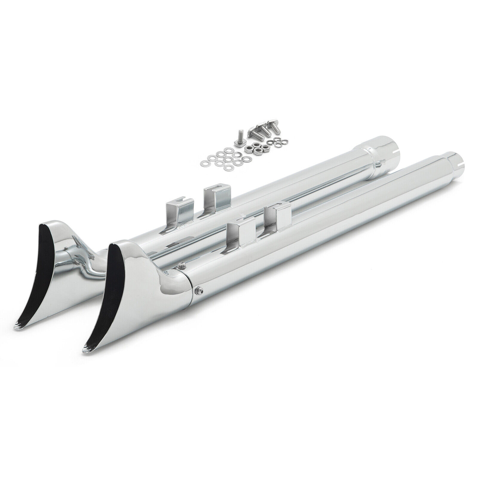 36" Fishtail Mufflers for Harley Touring 2017-2024