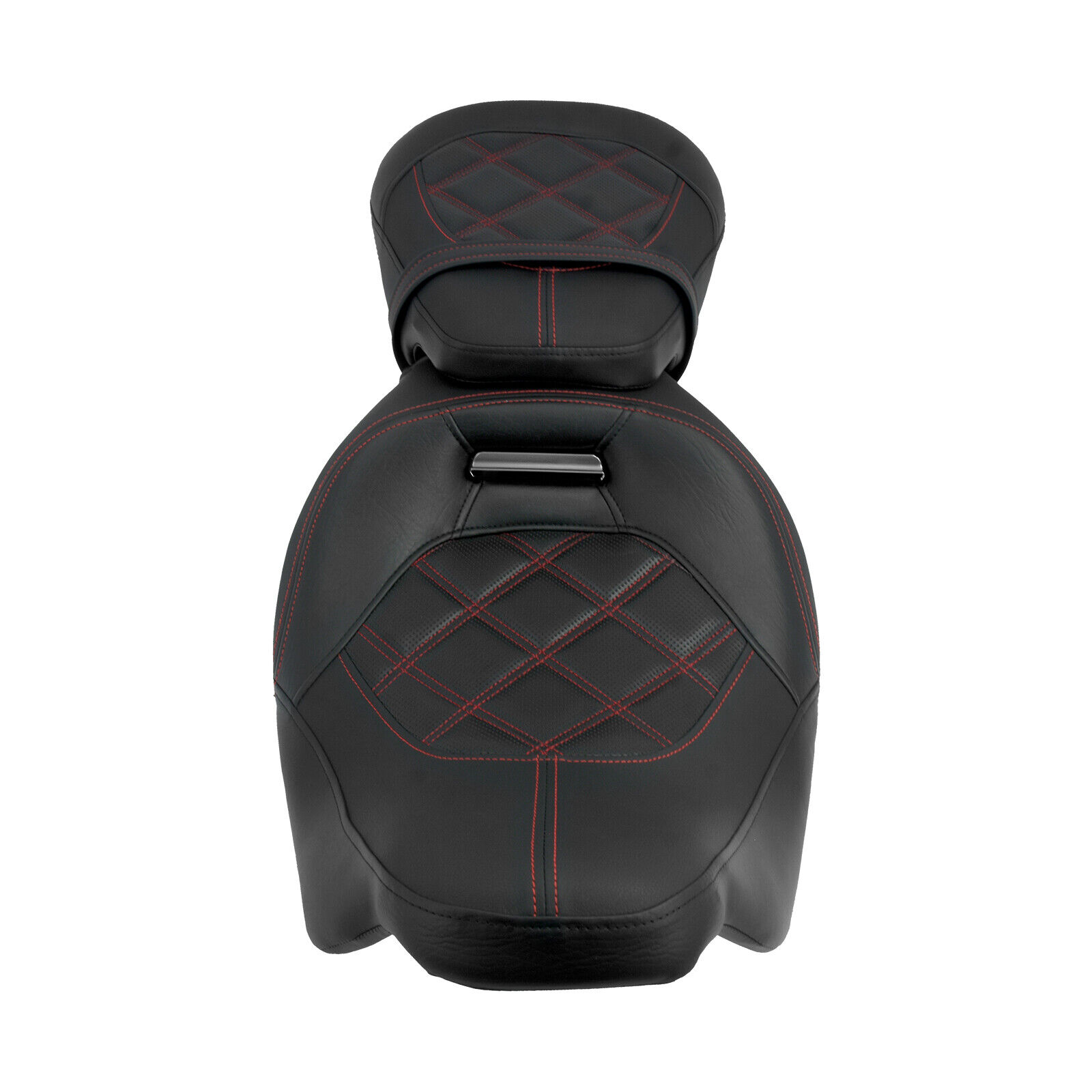 Seat black/red Touring 09-23 - Image 4