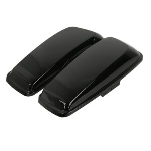 Black Saddlebag Lids for Harley Davidson Touring 2014-up