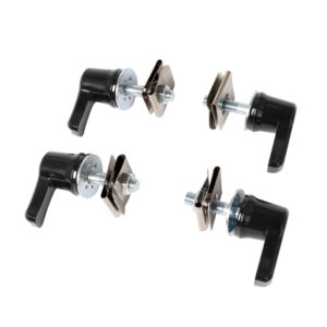 Black Hard Saddlebag Lock Mounting Screw Kit