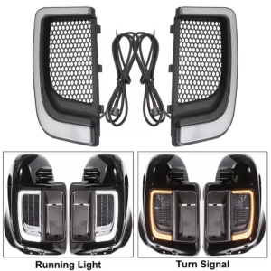 LED Lower Fairing Grill Turn Signal Touring '14-'23