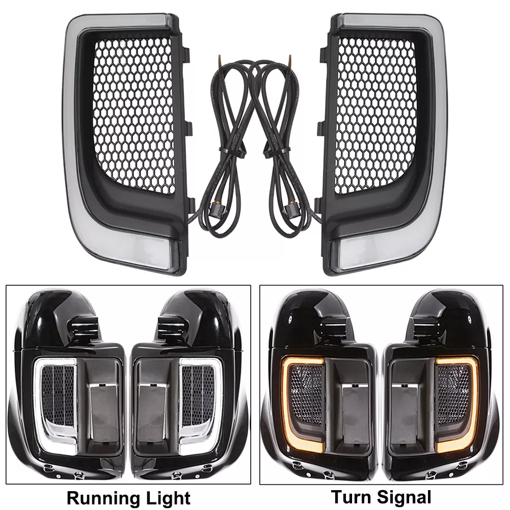 LED Lower Fairing Grill Turn Signal Touring '14-'23
