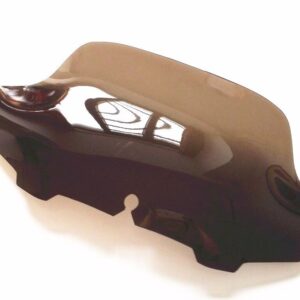 8" Smoked Black Wave Windshield Windscreen For Harley Davidson Touring