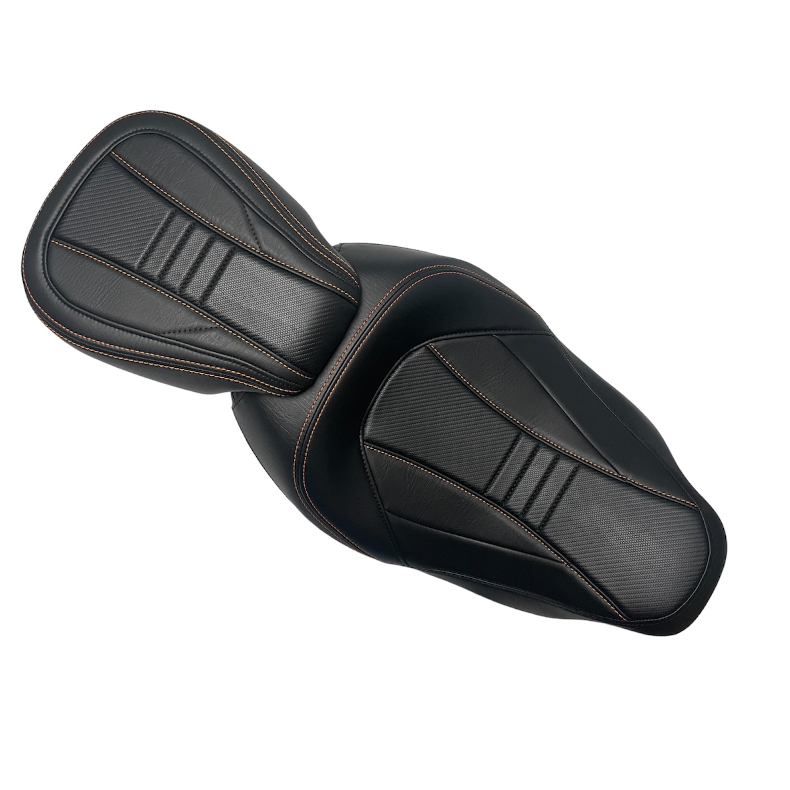 Seat black/orange Touring 09-23