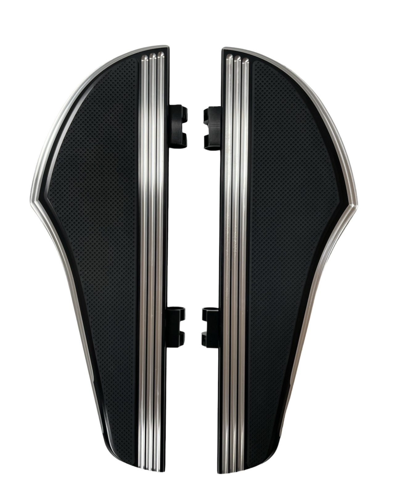 Front floorboards black/chrome Touring Dyna Softail - Image 8