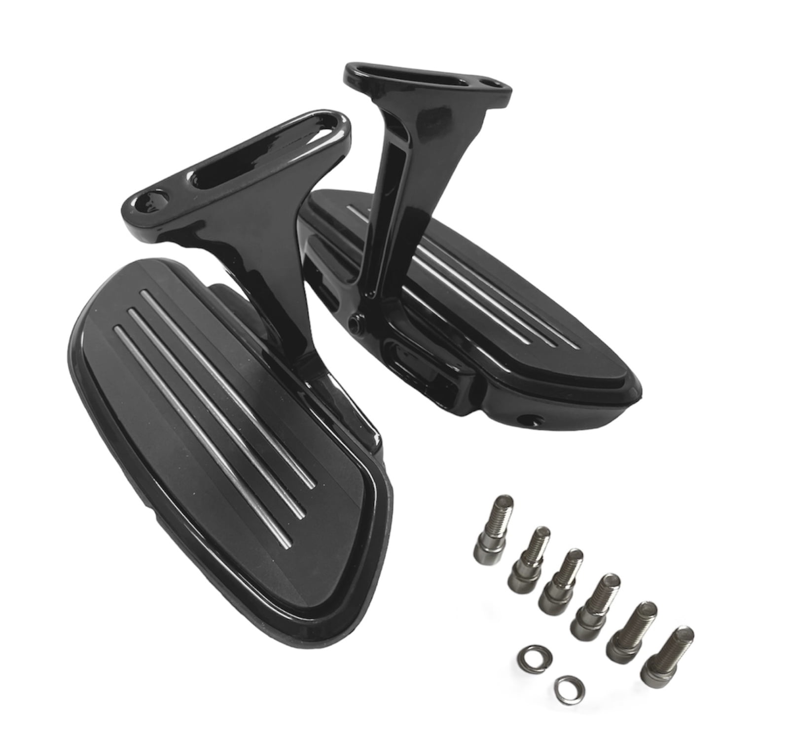 Rear floorboards black streamliner Touring 93-23