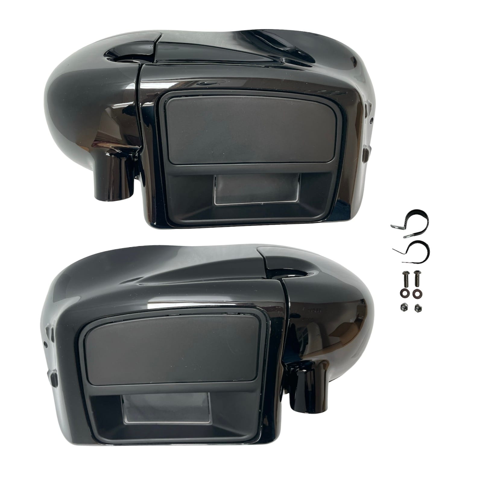 Lower vented leg fairing black for Touring 14-23 - Image 2