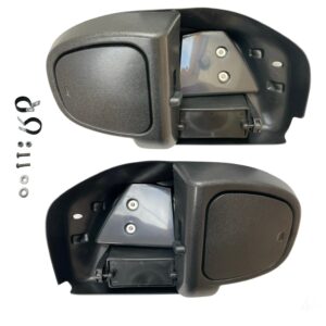 Black Glove Box Lower Vented Leg Fairings 2014-up
