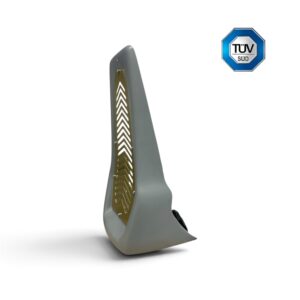 Custom TUV aproved front radiator cover black Softail 18+